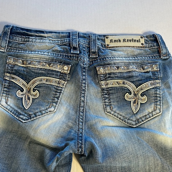 Rock Revival Womens Mid Rise Sherry Easy Crop Stretch Denim Jean. Sz 31 - Picture 9 of 16